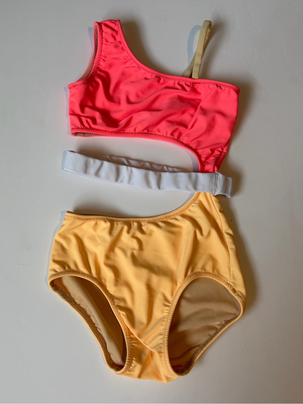 Kids Dance Leo in Coral Pink & Peach CM